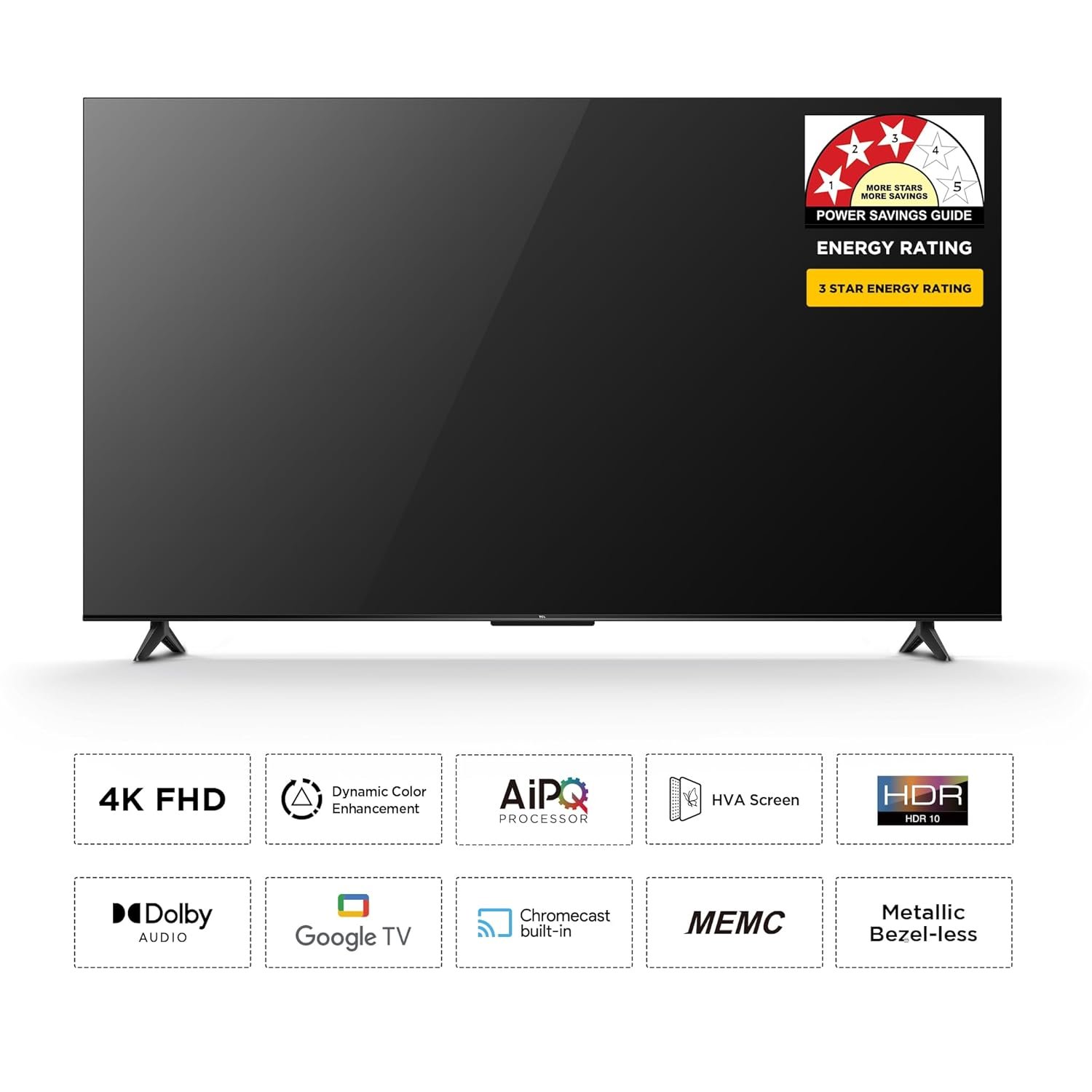 TCL Metallic Bezel-Less 43V6C - Thumbnail 1