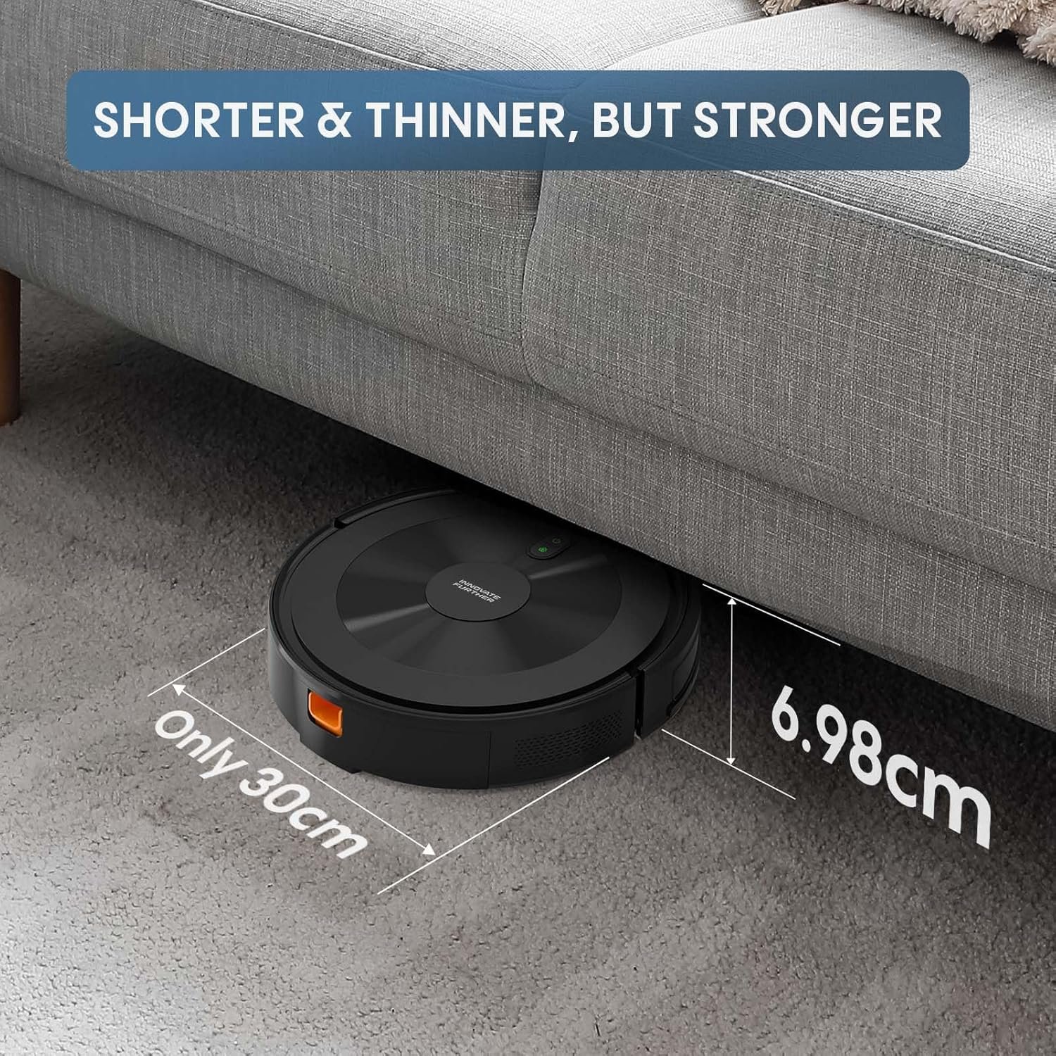 View 2500Pa Slim Robot Vacuum 2500Pa Slim Robot Vacuum thumbnail