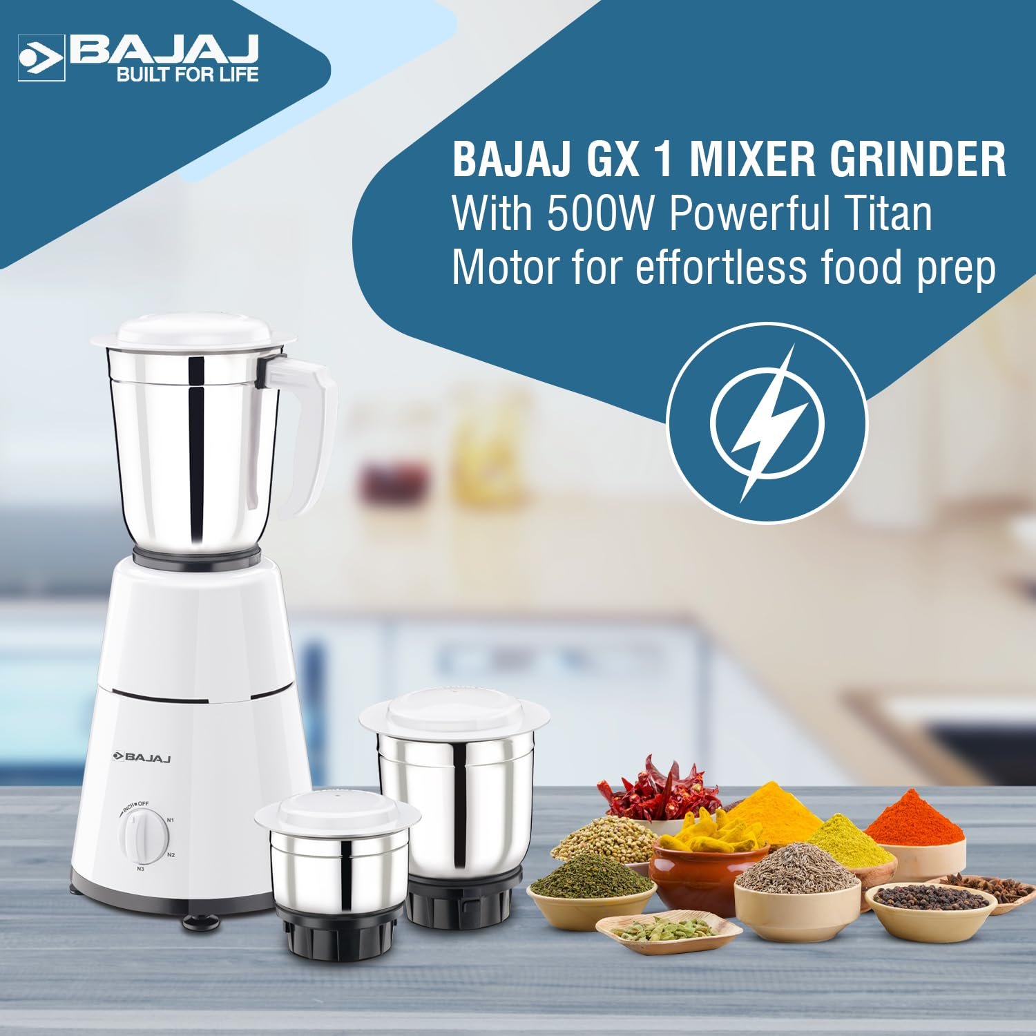 Bajaj GX-1 (500W) - Bhide - Trusted Brand
