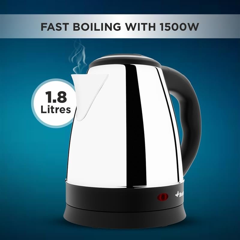 360-degree swivel base of the Butterfly kettle.