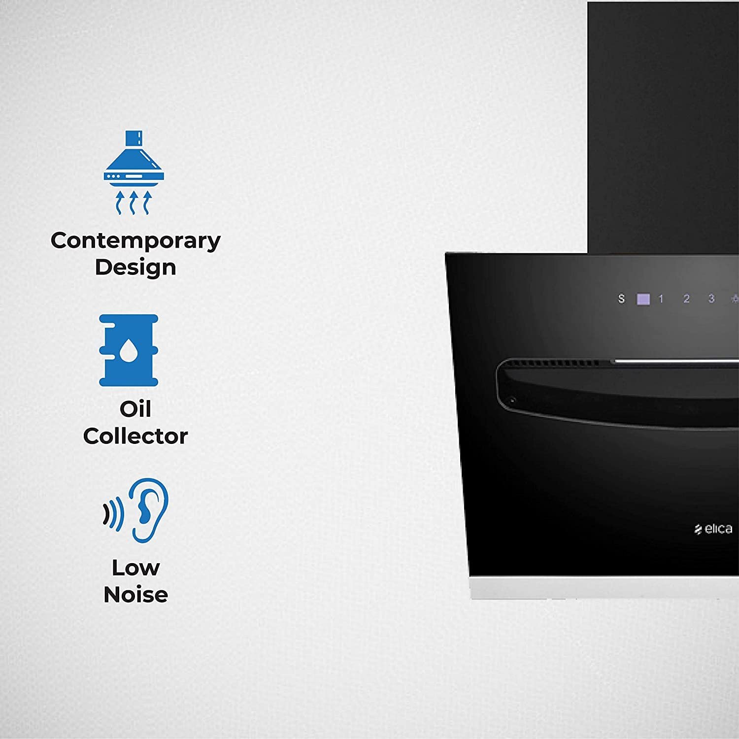 Elica 60 cm 1200 m3/hr Filterless