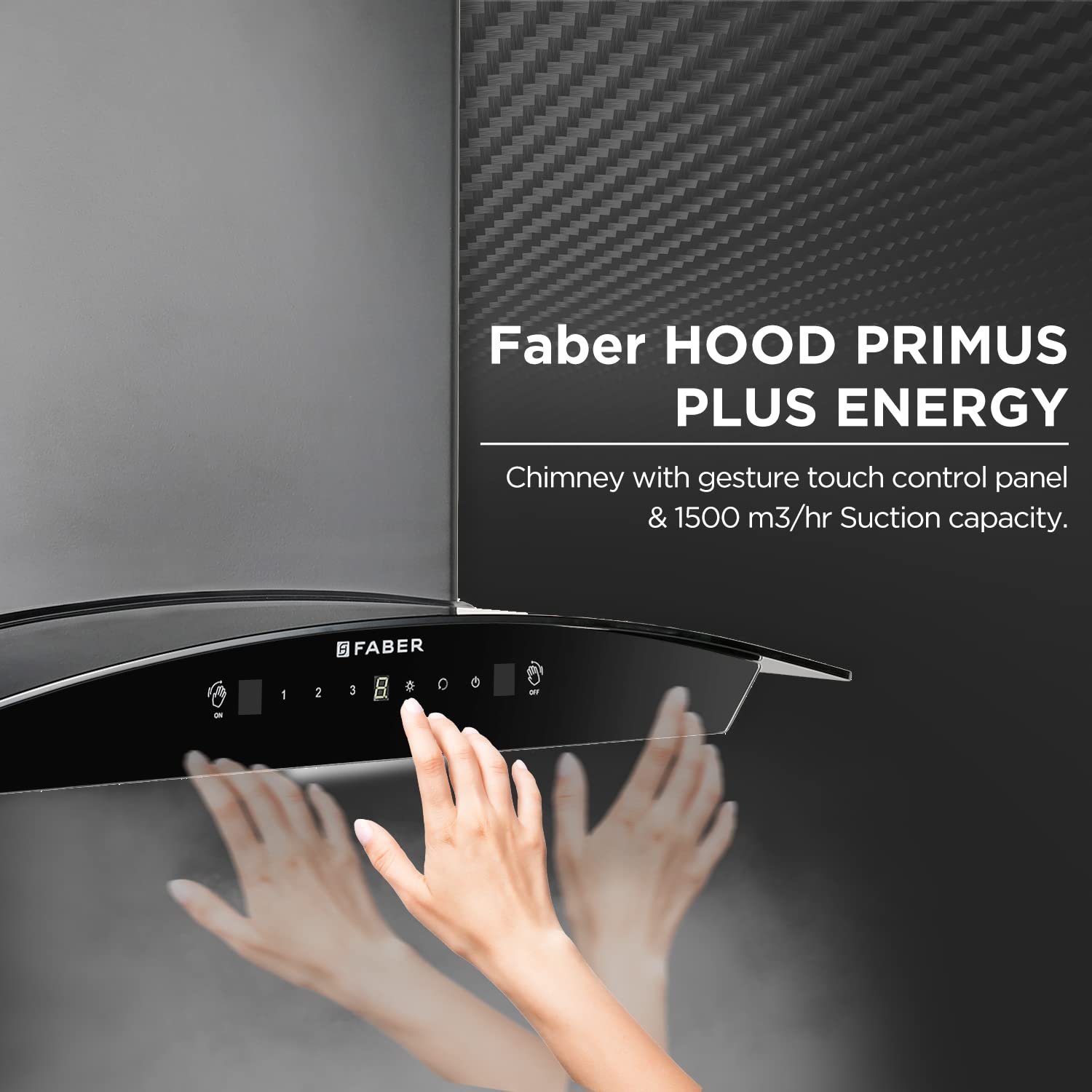 Faber 60 cm 1500 m³/hr Autoclean