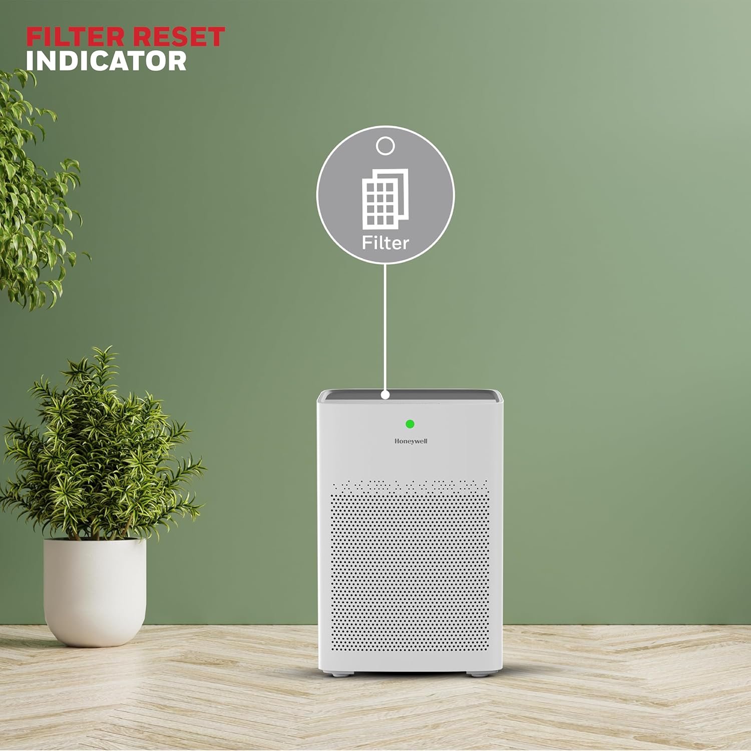 Button controls on the Honeywell P1.