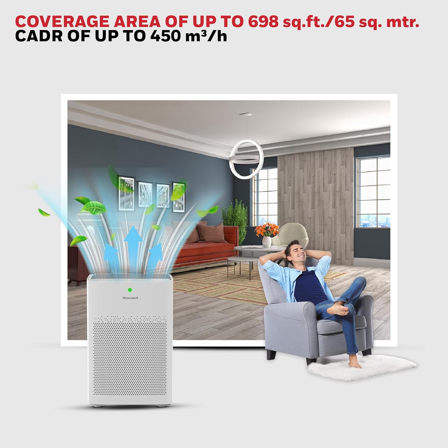 The Honeywell P1 in a room setting.