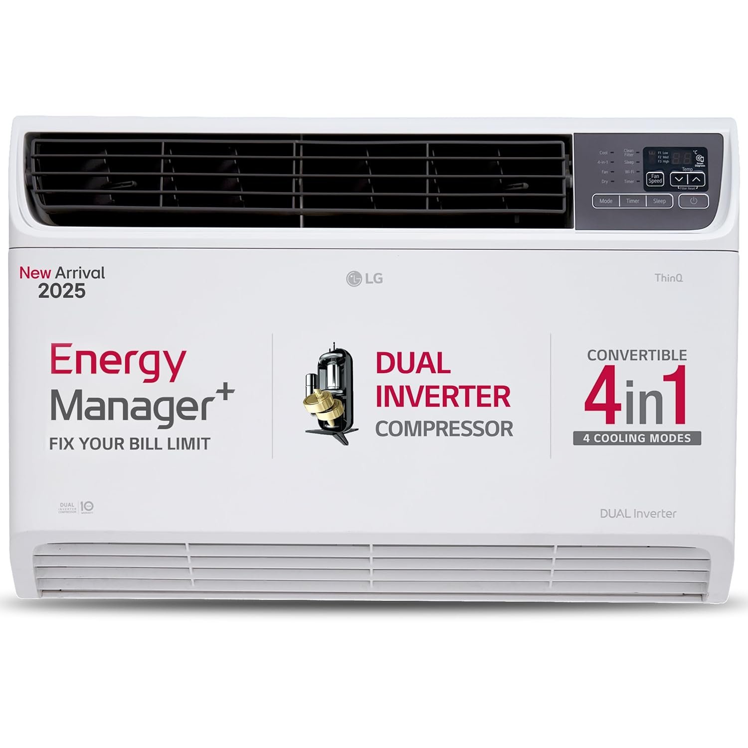 LG 2 Ton, 4 Star Wi-Fi DUAL Inverter (UW-Q24WWYA) - Rajnikant