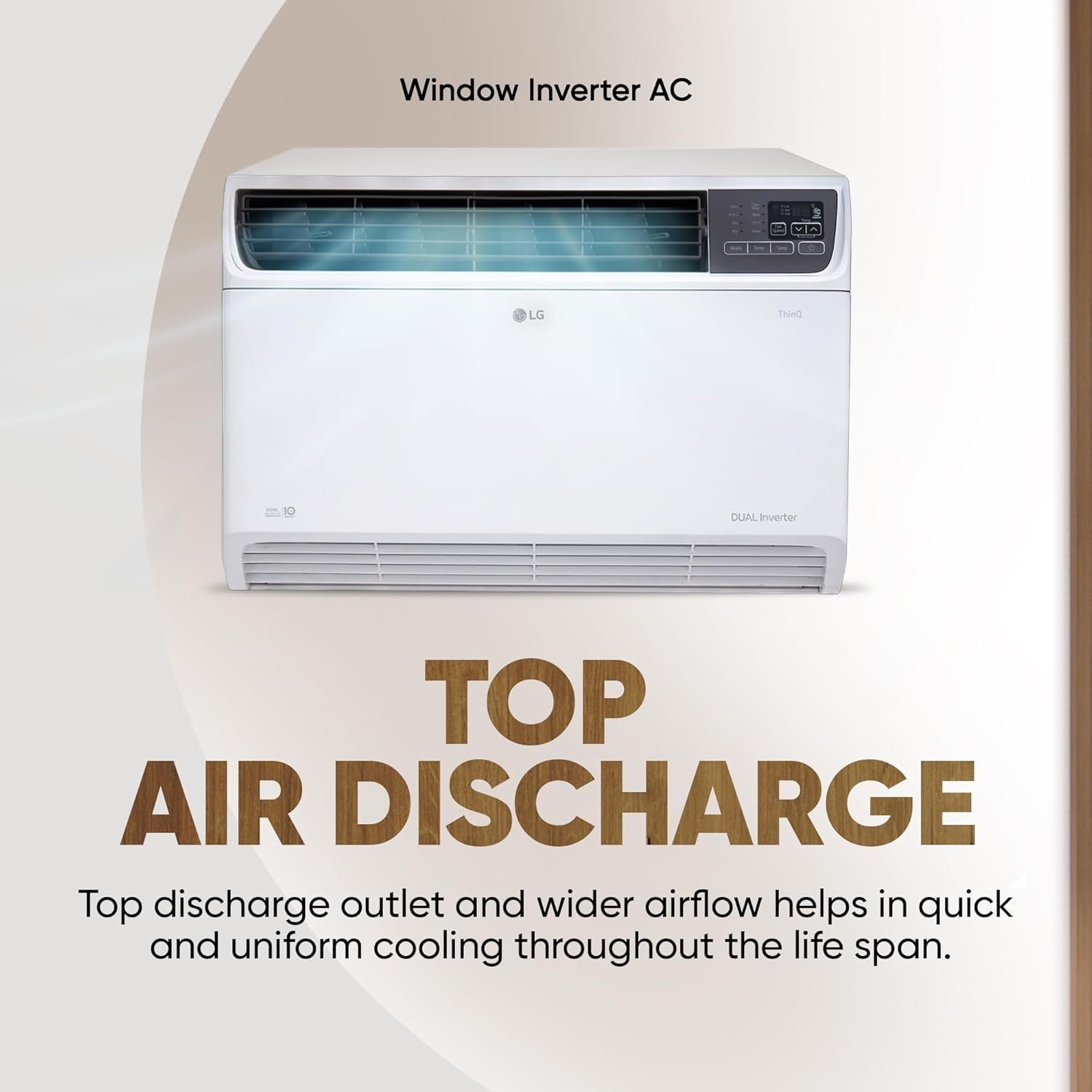 LG 2 Ton, 4 Star Wi-Fi DUAL Inverter (UW-Q24WWYA) - Rajnikant