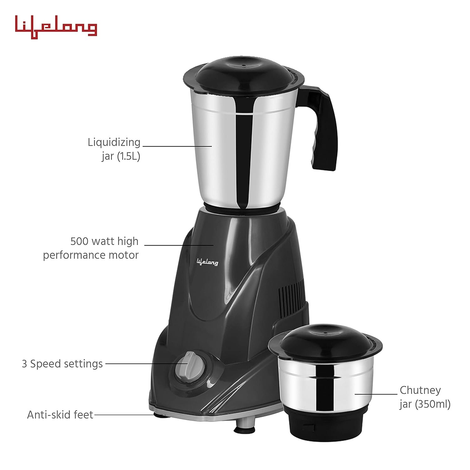 Lifelong Power Pro LLMG23 (500W) - Bhide - 3 Jars