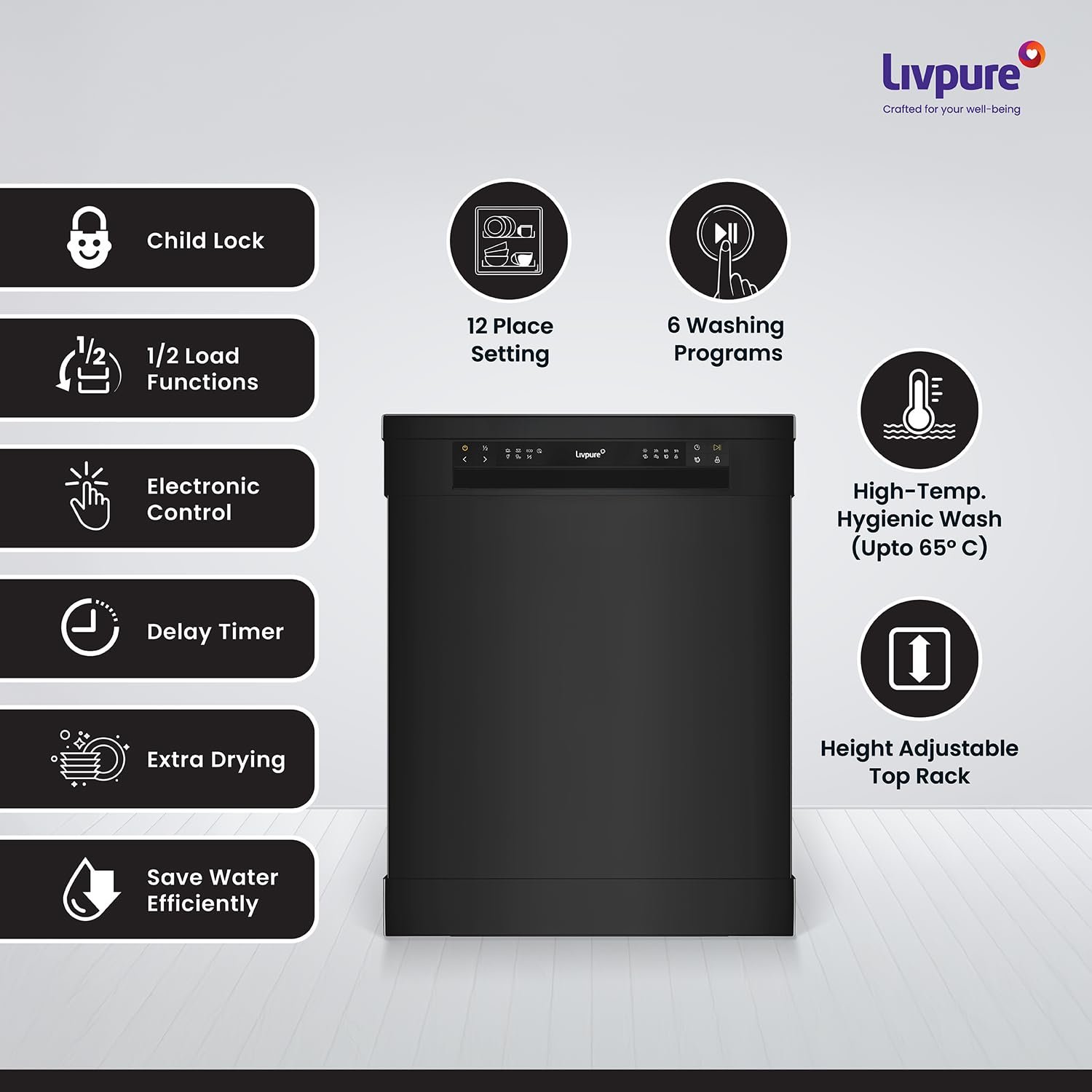 Livpure 12-Place Freestanding product image. Livpure 12-Place Freestanding