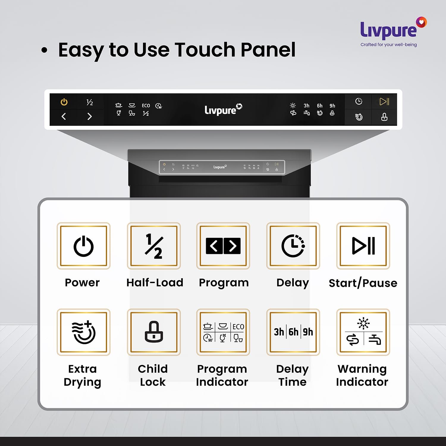 Livpure 12-Place Freestanding product image. Livpure 12-Place Freestanding