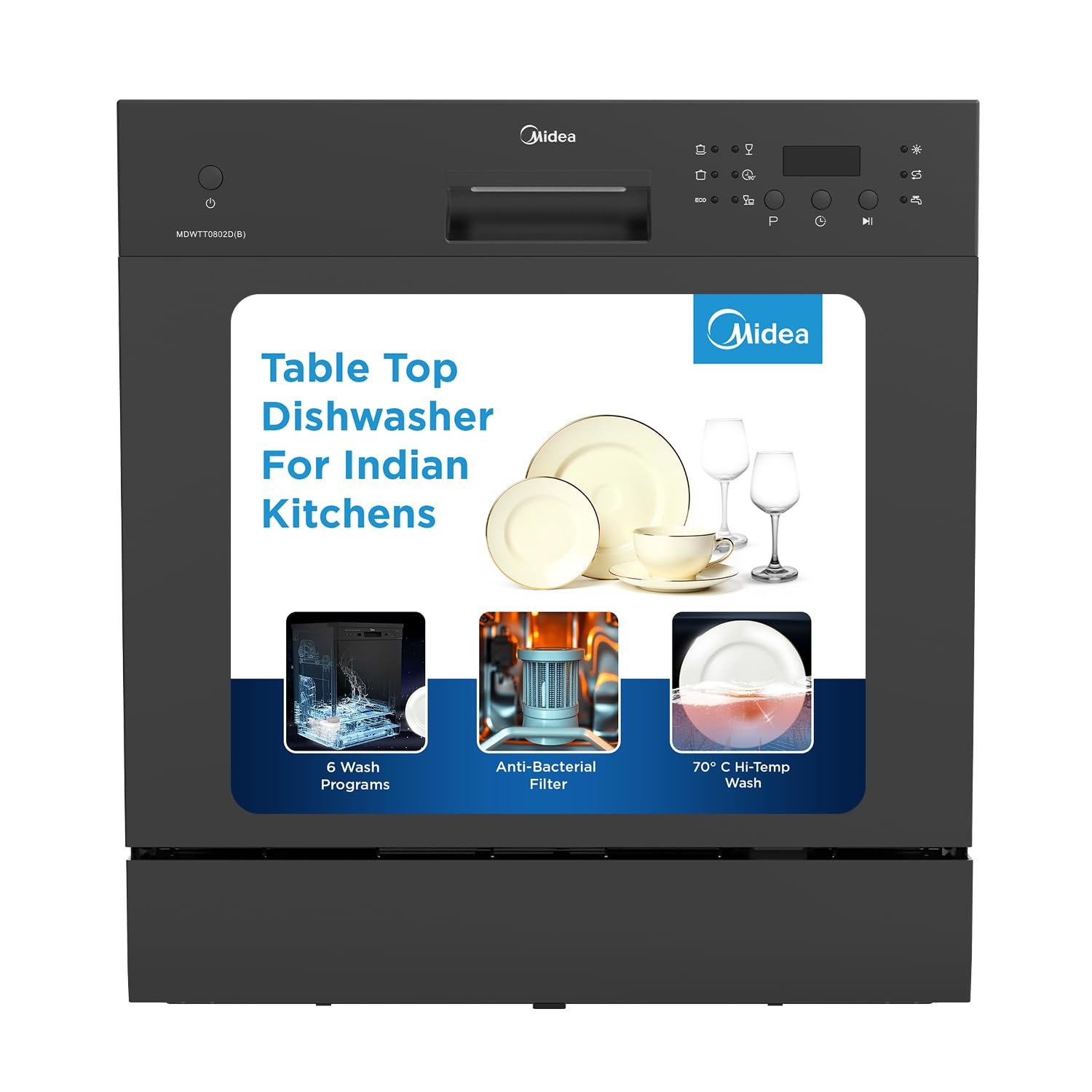 Midea 8 Place Countertop product image. Midea 8 Place Countertop