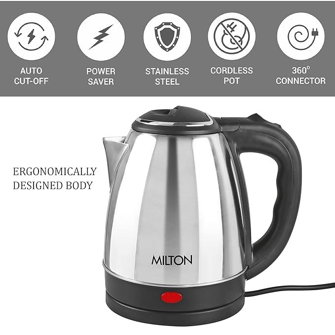 The power base and cord of the Milton kettle.