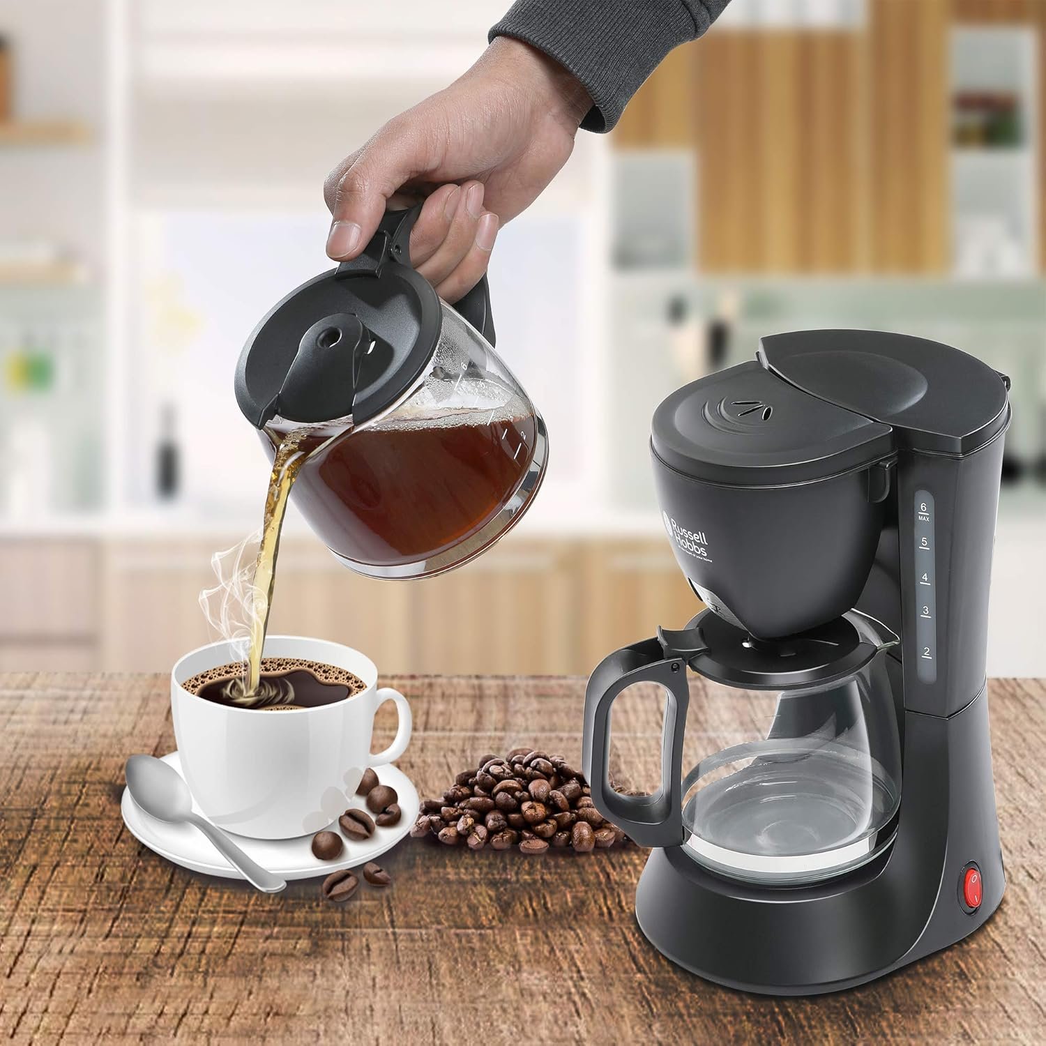 Russell Hobbs RCM60 Drip Coffee Maker product image. Russell Hobbs RCM60 Drip Coffee Maker