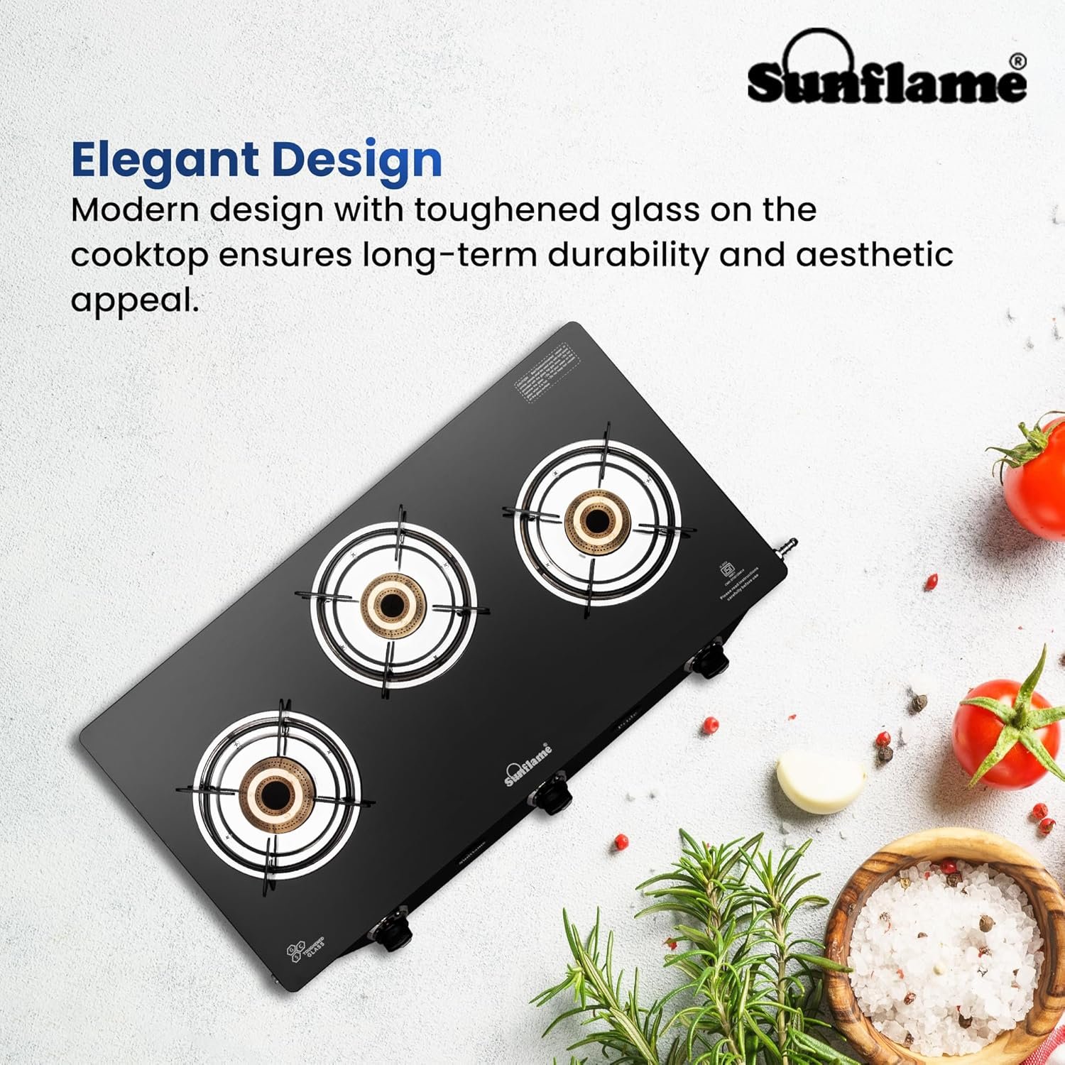 The traditional and functional design of the Sunflame Pride.