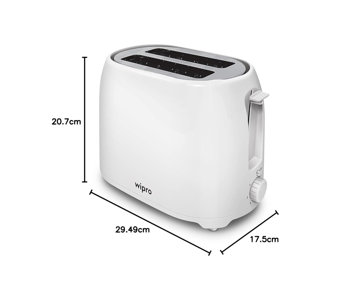 Wipro Vesta BT101 toaster in a kitchen setting.