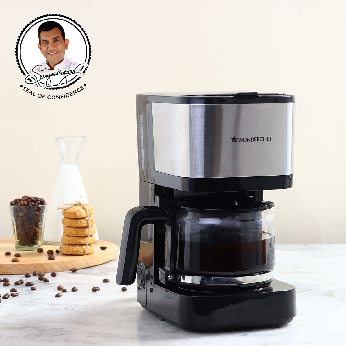 Wonderchef Regalia Pronto Coffee Maker product image. Wonderchef Regalia Pronto Coffee Maker