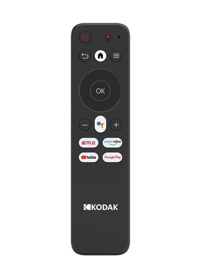 The remote control for the Kodak 9XPRO television.