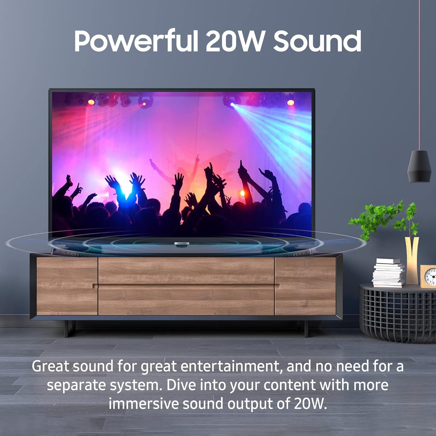 The port selection on the back of the Samsung T4380.