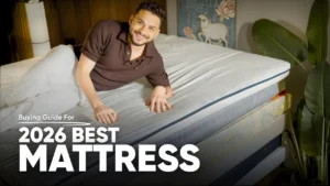 Ar. Sourabh Jain presenting the 2026 Best Mattress Buying Guide for Indian homes.