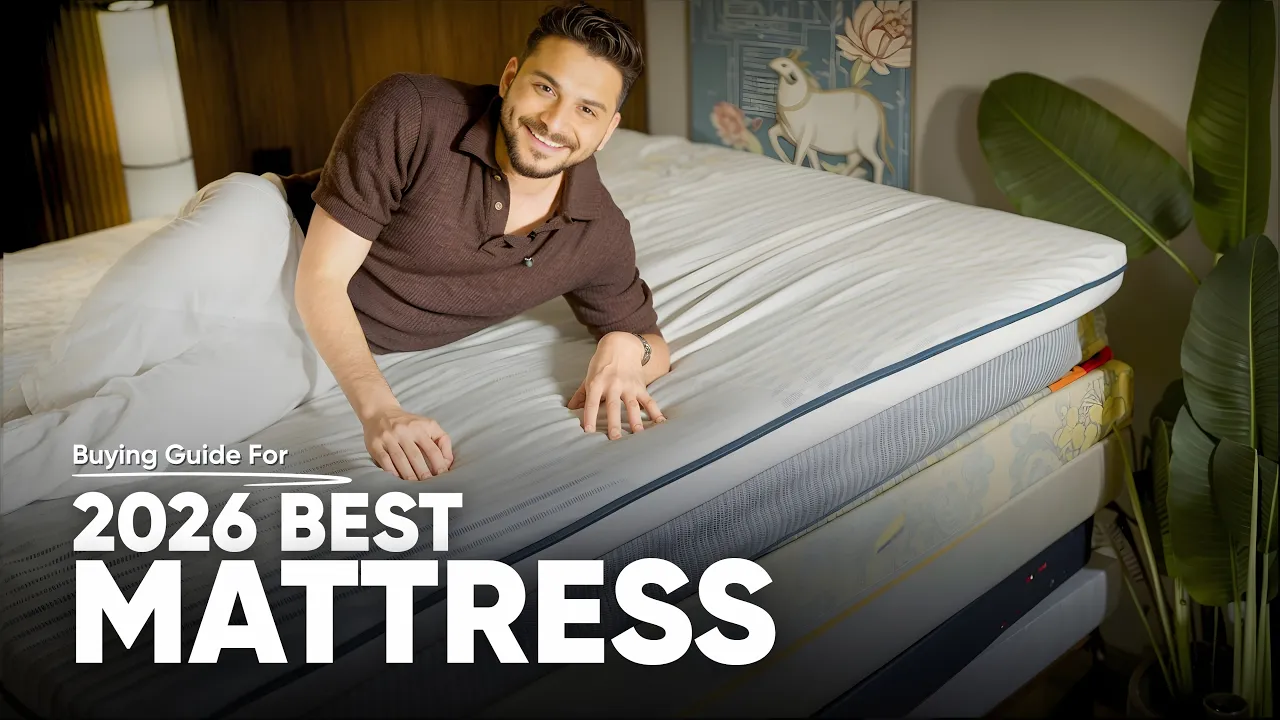 Ar. Sourabh Jain presenting the 2026 Best Mattress Buying Guide for Indian homes.
