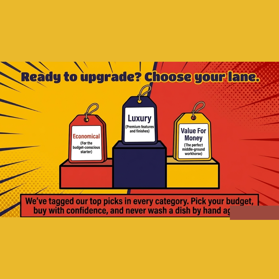 Best dishwasher for Indian kitchen,Dishwasher vs Maid cost India,how to use dishwasher for Indian utensils,dishwasher safe bartan,oil and grease cleaning dishwasher HoumeIndia