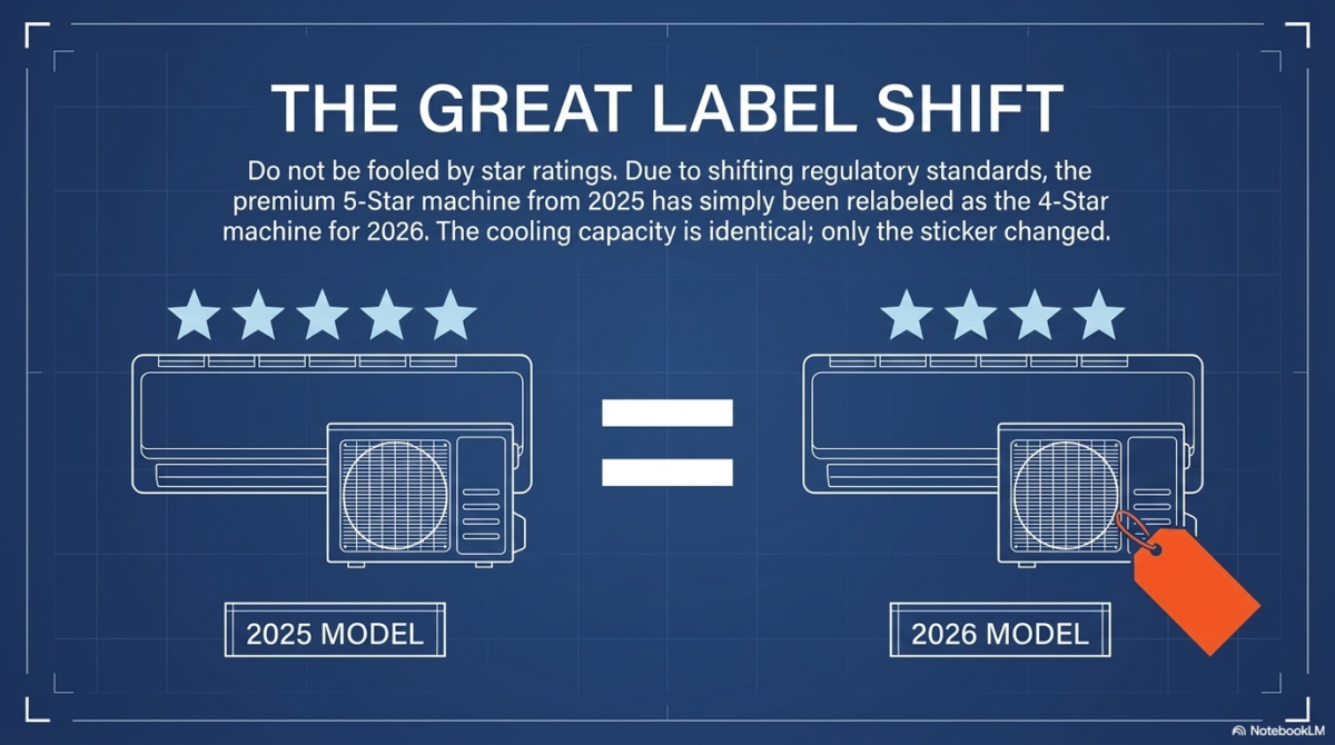 Close-up of high-quality copper condenser coils in a split AC for corrosion resistance.