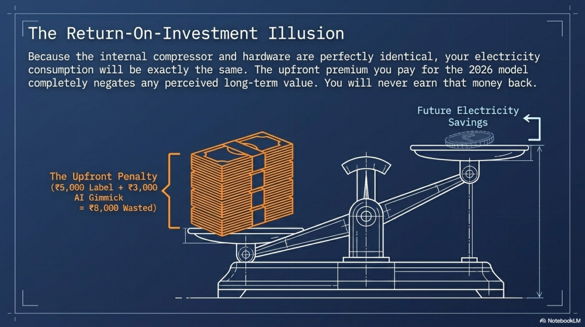 Properly mounted AC outdoor units with service space to prevent overheating and efficiency loss.