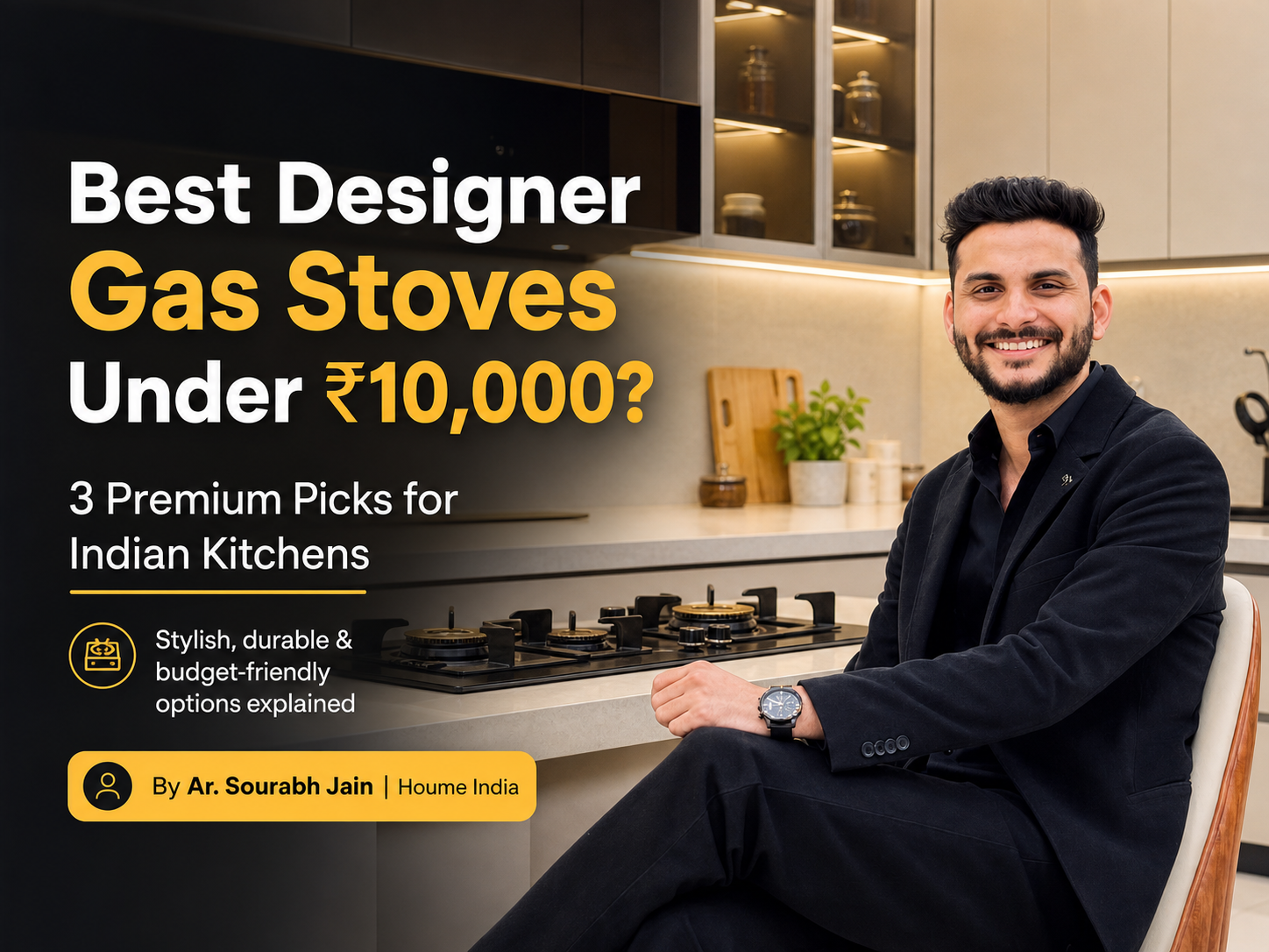 Best designer gas stoves under ₹10,000 for modern Indian kitchens