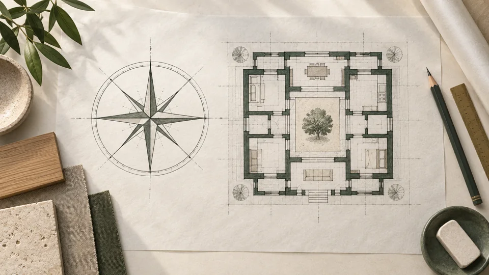 Conceptual illustration for Vastu Masterclass