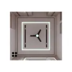 Neutral panels and geometric ceiling lines — bedroom design, view 5