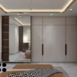 Cream palette and a picture wall — bedroom design, view 4