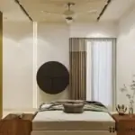 Warm taupe and cream walls — bedroom design, view 2