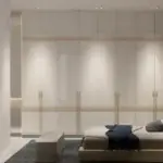 Simple grey palette — bedroom design, view 2