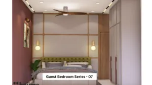 Guest bedroom design from the Houme India collection