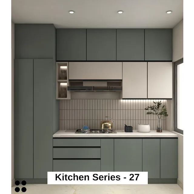 parallel kitchen design visual, Mumbai, Houme series 27